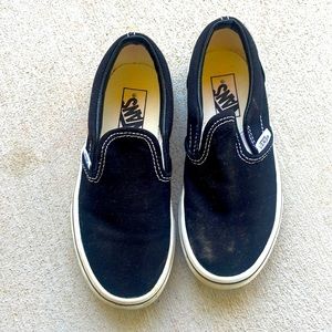 Black slip on vans